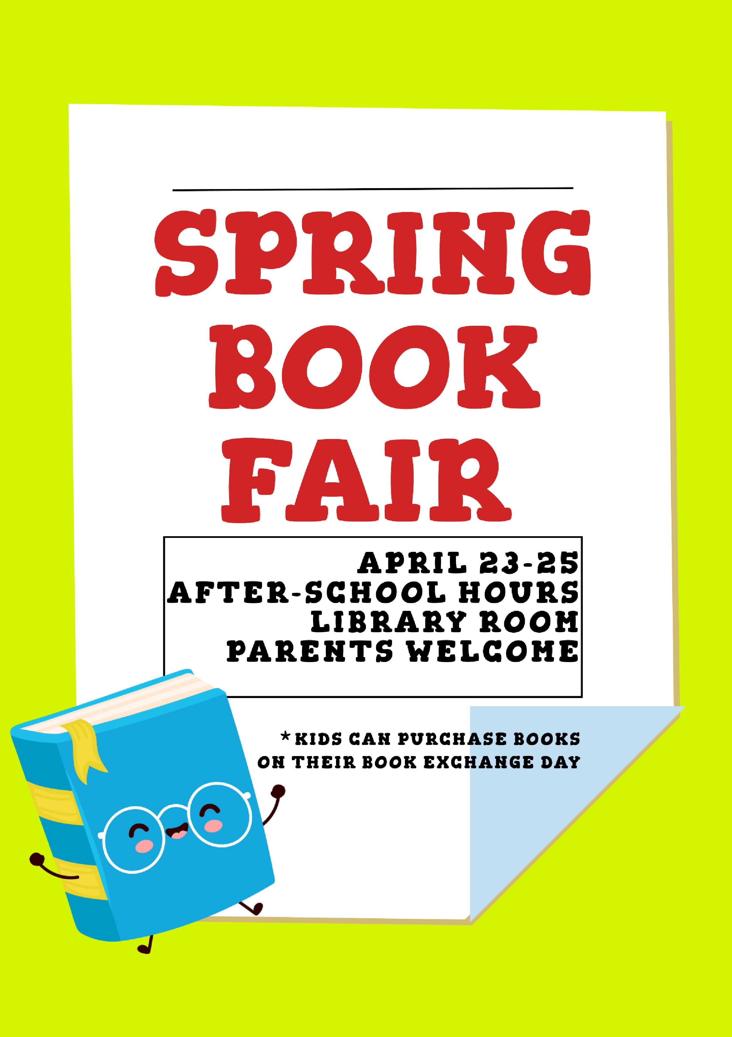 It’s book fair time! We are having our in-person Scholastic Book Fair from April 23rd – 25th this year at Windsor in the library. We hope you will come check it out next week. […]