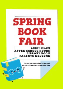 Book Fair - Click to view schedule