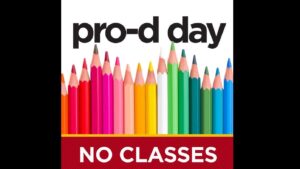 Pro D Day - No school